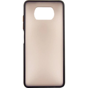 Чохол до мобільного телефона Dengos Matt POCO X3, black (DG-TPU-MATT-68) зображення 1