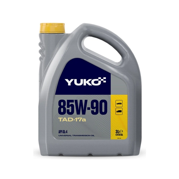 Трансмісійна олива Yuko ТАД-17а GL-4, SAE 85W-90 3л (4820070242102) - picture 1