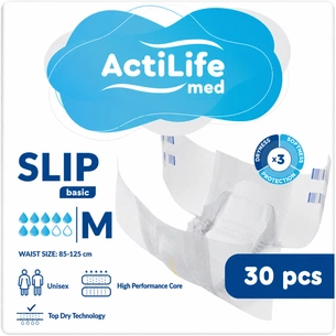 Підгузки для дорослих ActiLife Med Basic M, 30 шт (4820174981679) зображення 1