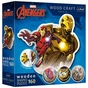 Пазл Trefl Wooden Marvel Heroes Відважна залізна людина 160 елементів (5900511201833) - зменшене зображення 1