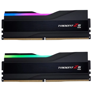 Модуль пам'яті для комп'ютера DDR5 96GB (2x48GB) 5600 MHz Trident Z5 RGB Matte Black G.Skill (F5-5600J4040D48GX2-TZ5RK) зображення 1