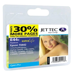 Картридж Jet Tec Epson Stylus C64/C84 Cyan (110E004402) зображення 1