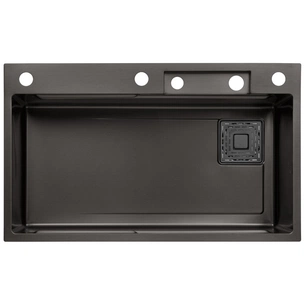 Мийка кухонна Kroner SchwarzeSET7545HM (CV033382) зображення 1