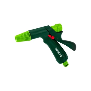 Пістолет для поливу Verto пістолетний, 1/2"-3/4", регулювання напору / розпилу води, тримач двокомпонентний (15G716) зображення 1