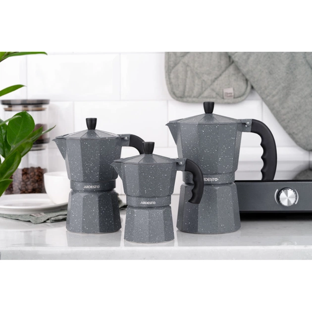 Гейзерна кавоварка Ardesto Gemini Molise 6 чашок (AR0806AGS) - picture 6
