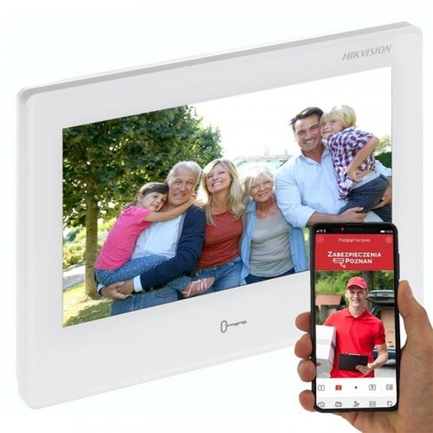 Домофон Hikvision DS-KH9310-WTE1(B) White - изображение 3