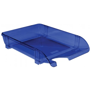 Лоток для паперів Economix горизонтальний пластик, синій (E31801-02) зображення 1
