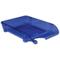 Лоток для паперів Economix горизонтальний пластик, синій (E31801-02) - зменшене зображення 1