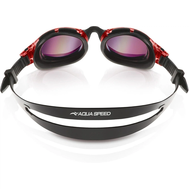 Окуляри для плавання Aqua Speed Triton 2.0 Mirror 283-31 60409 чорний, червоний OSFM (5905718604098) - picture 2