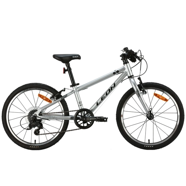 Велосипед Leon 20" GO 7 speed Vbr рама-10" Al сірий з чорним 2024 (OPS-LN-20-013) - изображение 1
