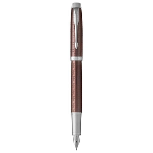 Ручка пір'яна Parker IM 17 Premium Brown CT  FP F (24 511) изображение 1