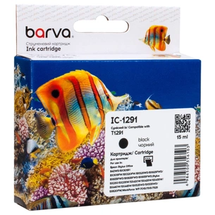 Картридж Barva Epson T1291 (C13T12914011/C13T12914012) 440ст, black (IC-1291) зображення 1