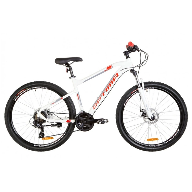 Велосипед Optimabikes 27.5" F-1 AM HDD рама-18" 2019 біло-червоний (OPS-OP-27.5-033) - изображение 1