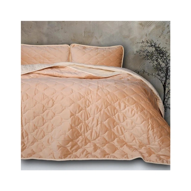 Покривало MirSon №5050 Velor charm Beige 150х210 см (2200008376772) - picture 6