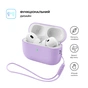 Чехол для наушников Armorstandart Silicone Case with straps For Apple AirPods Pro 3 Pink Purple (ARM91284) - уменьшенное изображение 2