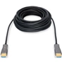 Кабель мультимедійний HDMI M to HDMI M 10m 4K AOC hybrid-fiber black Digitus (AK-330125-100-S) - зменшене зображення 3