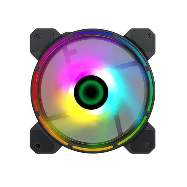 Кулер до корпусу Gamemax FN-12Rainbow-D - зображення 1