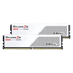 Модуль пам'яті для комп'ютера DDR5 32GB (2x16GB) 6000 MHz Ripjaws S5 White G.Skill (F5-6000J3238F16GX2-RS5W) зображення 1