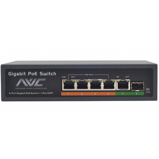 Комутатор мережевий NVC NVC-604Gs - зображення 1