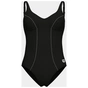 Купальник Arena Clip Back Swimsuit Solid B 010651-510 чорний, білий 44 (3468337746362) - зменшене зображення 7