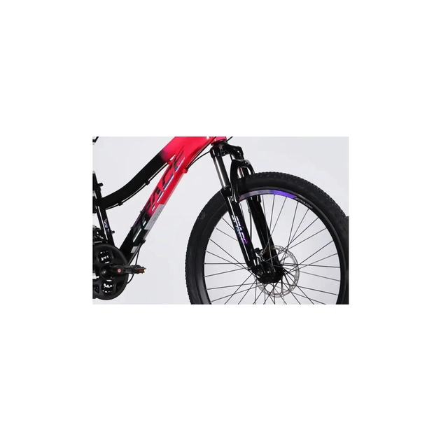 Велосипед Space 24" LYRA DD FR рама-11" AL 2026 рожево-чорний (OPS-SP-24-079) - изображение 5