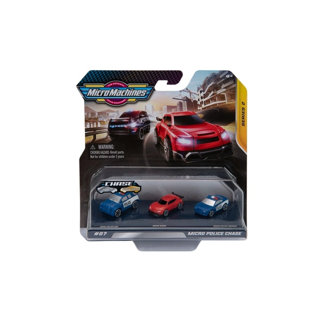 Машина Micro Machines Поліція , 3 шт (6606085) - зображення 1