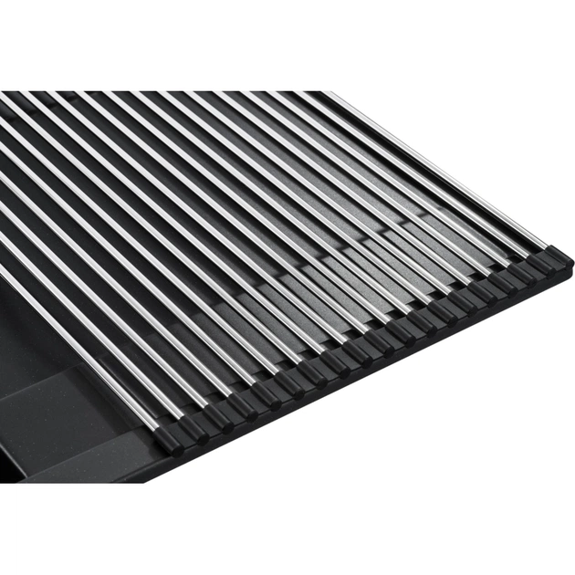 Мойка кухонная GRANADO комплект VALENCIA black shine_чаша праворуч (ksg0701R) - изображение 3