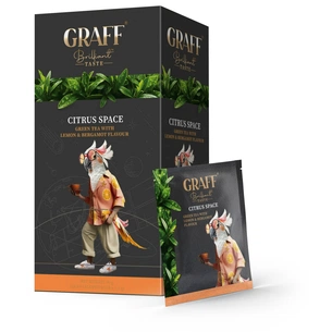 Чай Graff Citrus Space Зеленый 20 пакетиков х 1.5 г (4820279610764) изображение 1