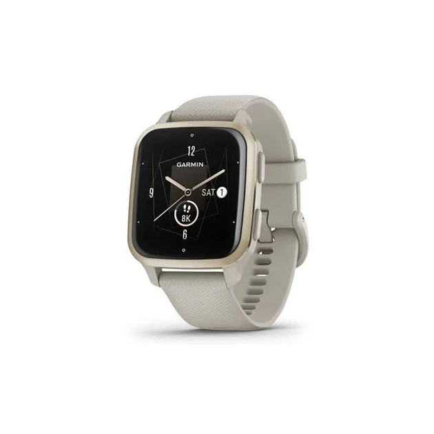 Смарт-годинник Garmin Venu Sq 2, Music, French Gray/Cream Gold (010-02700-12) - зображення 1