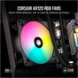 Кулер до корпусу Corsair iCUE AR120 Digital RGB 120mm PWM Fan Triple Pack Black (CO-9050167-WW) - зменшене зображення 6