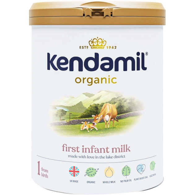 Дитяча суміш Kendamil Organic молочна №1 з 0 до 6 міс 800 г (77000332) - зображення 1