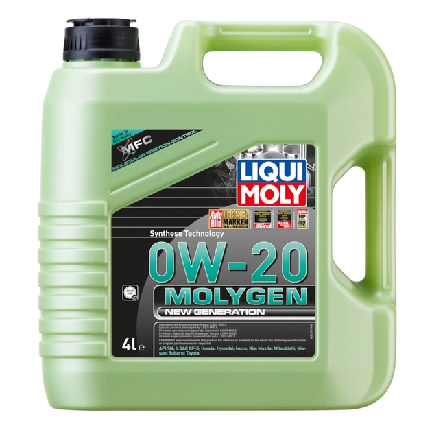 Моторное масло Liqui Moly Molygen New Generation 0W-20 4л (LQ 21357) - изображение 1