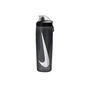 Пляшка для води Nike Refuel Bottle Locking Lid 18 OZ антрацит, чорний, сріблястий 532 мл N.100.7669.054.18 (887791747549) - зменшене зображення 1