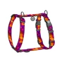 Шлея для собак WAUDOG H-подібна анатомічна Nylon з QR адресником "Куби 3Д" пластиковий фастекс XL (347-4057) - зменшене зображення 1