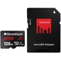 Карта пам'яті Strontium Flash 128GB microSDXC class 10 UHS-1 U3 NITRO A1 (SRN128GTFU3A1A) - зменшене зображення 1