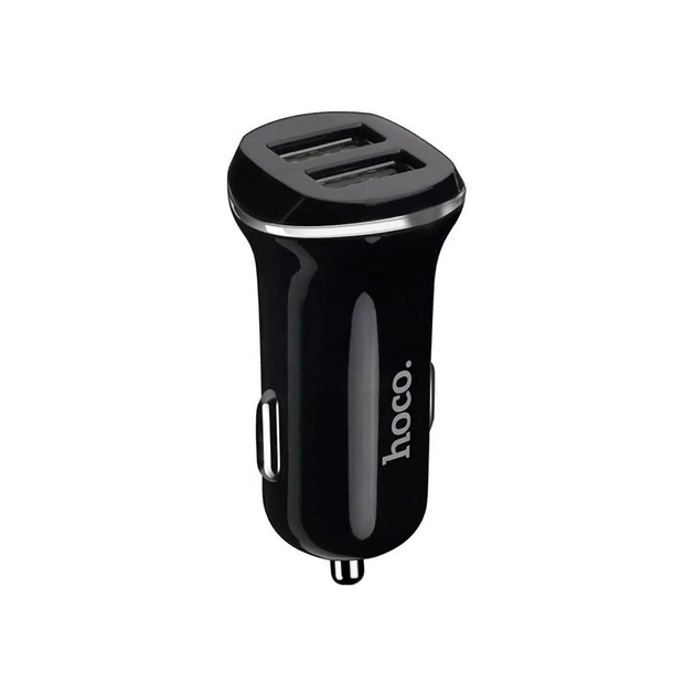 Зарядний пристрій HOCO Z1 2xUSB Black (6957531035909) - изображение 1