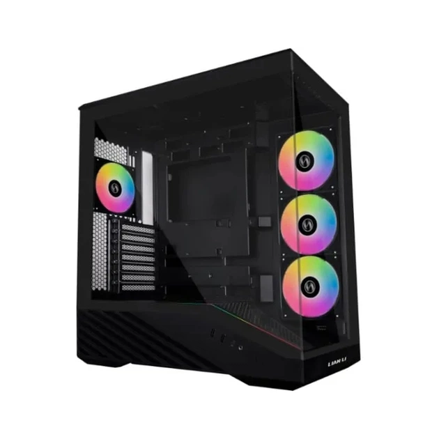 Корпус для ПК Lian Li V100R case with pre-installed four 120mm RGB PWM fan, Black (G99.V100RX.01) - изображение 1