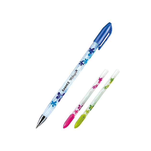 Ручка шариковая Axent Milagro, blue (AB1011-02-А) - изображение 1