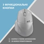 Мишка 2E MF280 Silent Wireless/Bluetooth Gray (2E-MF280WGR) - зменшене зображення 4