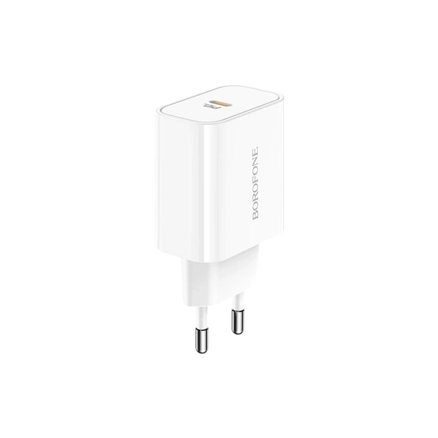Зарядное устройство BOROFONE BA57A USB-C PD20W white (6931474745538) - изображение 1