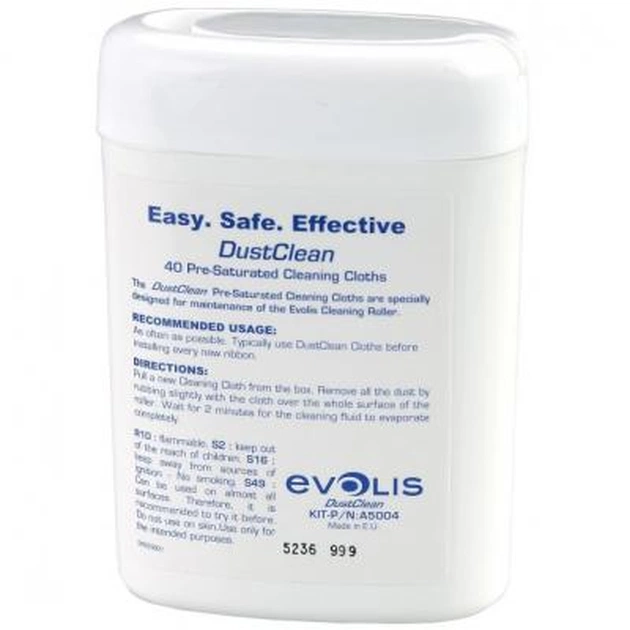 Набір для очистки Evolis Комплект для очищення (серветки) (A5004) - зображення 1