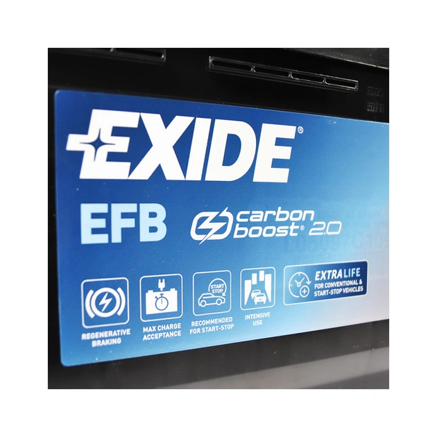 Акумулятор автомобільний EXIDE START-STOP EFB 100A (EL1000) - picture 5