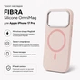 Чехол для мобильного телефона BeCover FIBRA Silicone OmniMag Apple iPhone 17 Pro Light Pink (716219) - уменьшенное изображение 3