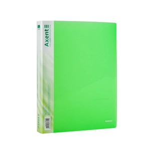 Папка на кільцях Axent А4 з 4-ма кільцями 700 мкм 35 мм Прозора зелена (1208-26-A) изображение 1