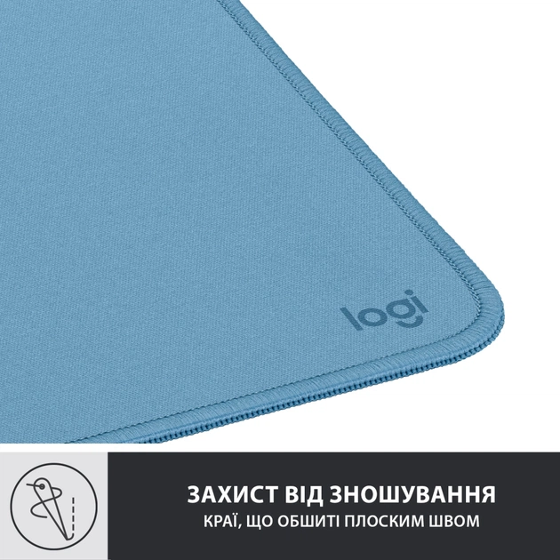 Килимок для мишки Logitech Mouse Pad Studio Series Blue (956-000051) - зображення 5