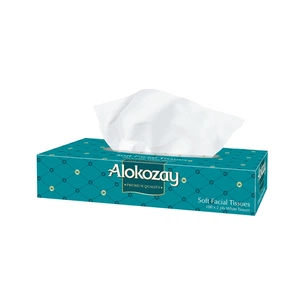 Серветки косметичні Alokozay 2 шари 100 шт. (5904825069516) зображення 1