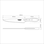 Кухонний ніж Tramontina Barbecue Polywood Meat 203 мм (21190/178) - зменшене зображення 7