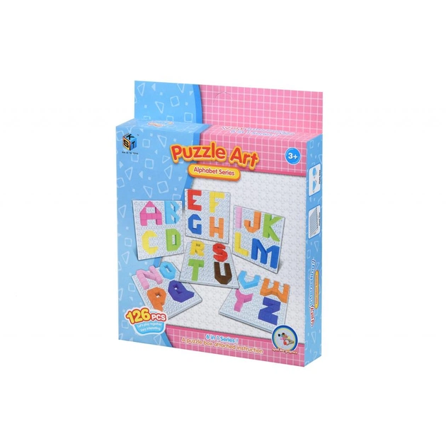 Набір для творчості Same Toy Puzzle Art Alphabet series 126 эл. (5990-3Ut) - зображення 1