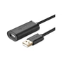Дата кабель USB 2.0 AM to AF 5.0m Active black Ugreen (10319) - зменшене зображення 1