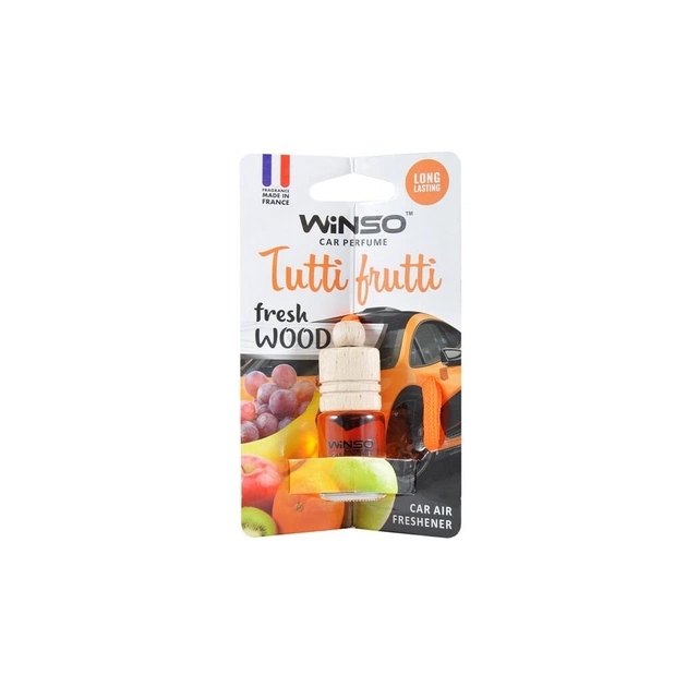 Ароматизатор для автомобіля WINSO Fresh Wood Tutti Frutti 4,5мл (530680) - зображення 1
